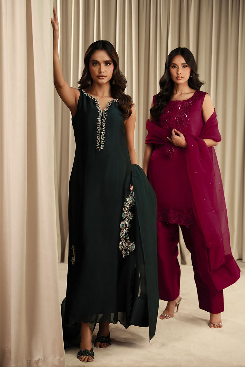 Fatima Khan | Sahar Luxe | VIVID MAGENTA - Official Fatima Khan stockist in UK - Sakeena London