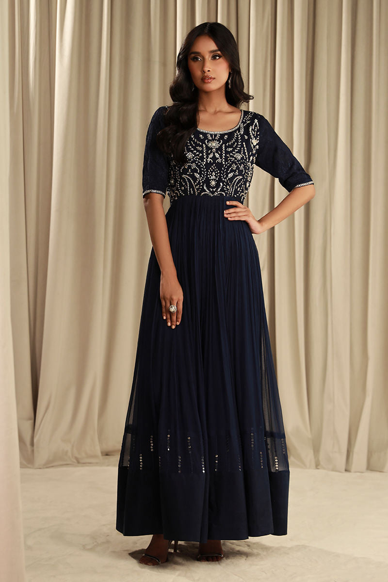 Fatima Khan | Sahar Luxe | TWILIGHT NAVY - Official Fatima Khan stockist in UK - Sakeena London