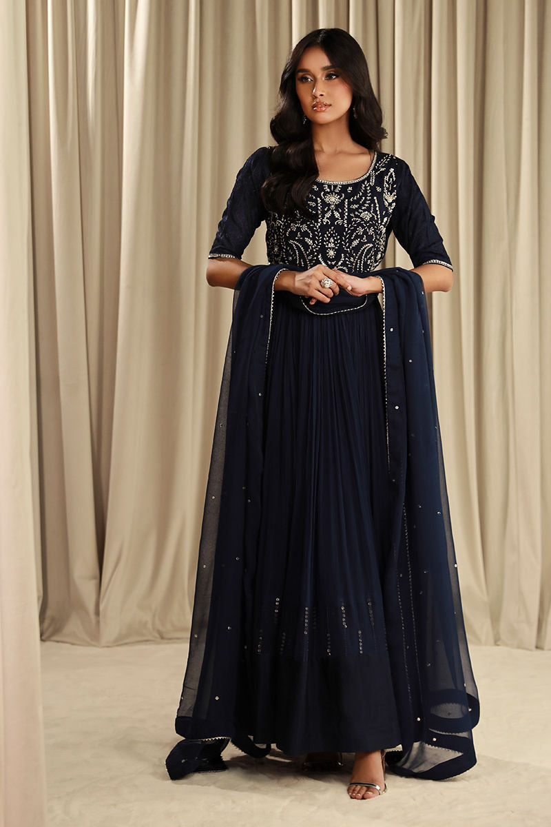 Fatima Khan | Sahar Luxe | TWILIGHT NAVY - Official Fatima Khan stockist in UK - Sakeena London