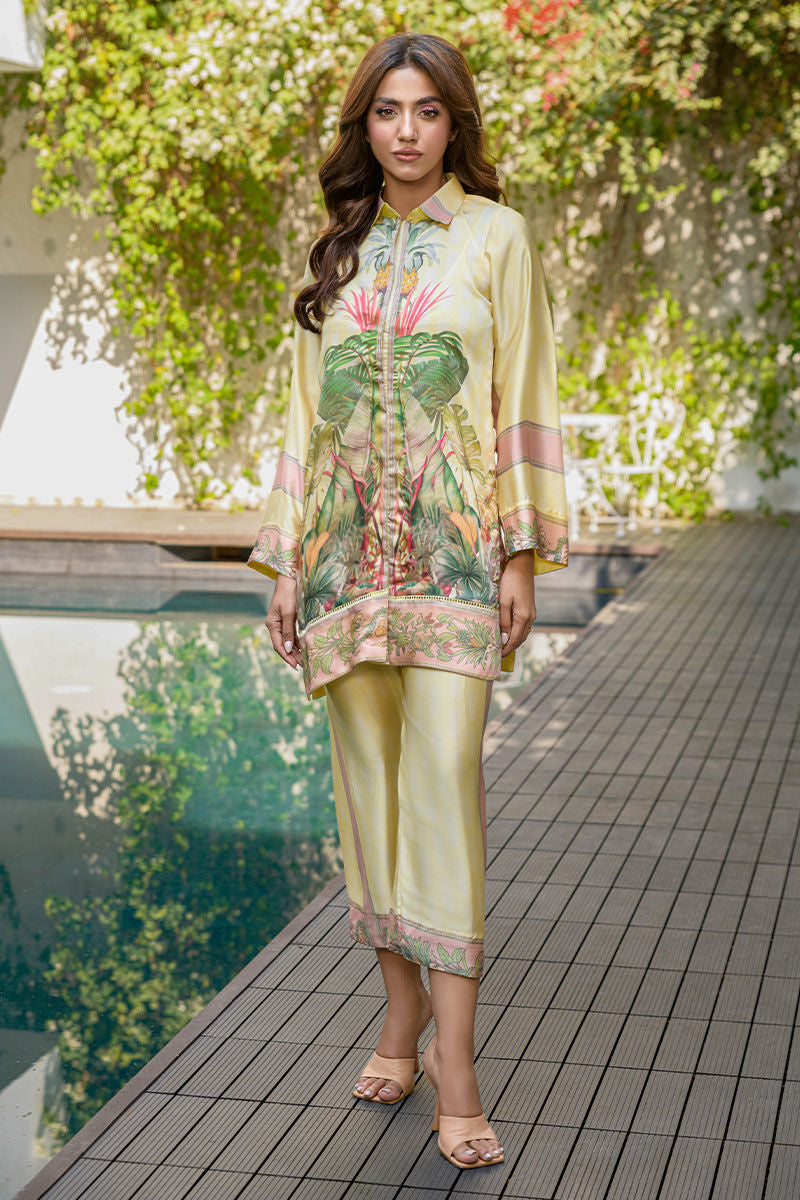 Fatima Khan | Eid Digital Silk Prints | Tropical Bliss - Official Fatima Khan stockist in UK - Sakeena London