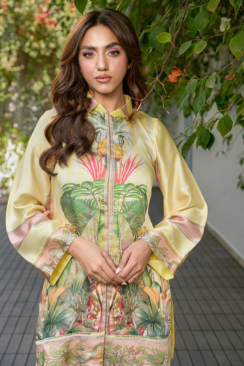 Fatima Khan | Eid Digital Silk Prints | Tropical Bliss - Official Fatima Khan stockist in UK - Sakeena London