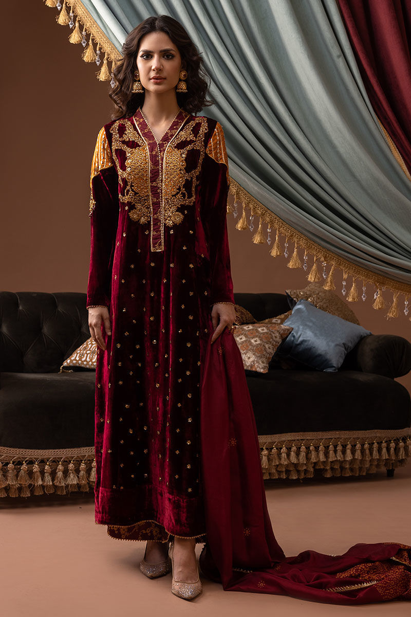 Ansab Jahangir | Bow Velvet Edit | IRENE - Official Ansab Jahangir stockist in UK - Sakeena London