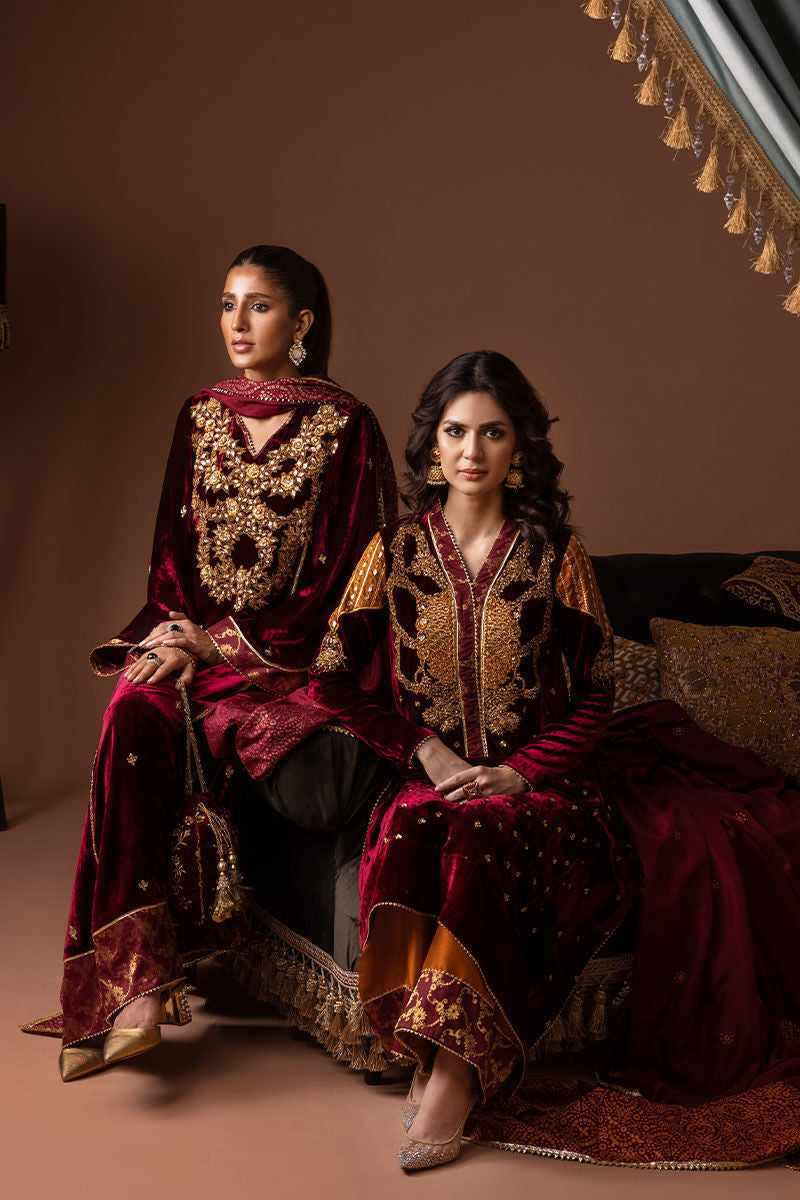Ansab Jahangir | Bow Velvet Edit | IRENE - Official Ansab Jahangir stockist in UK - Sakeena London