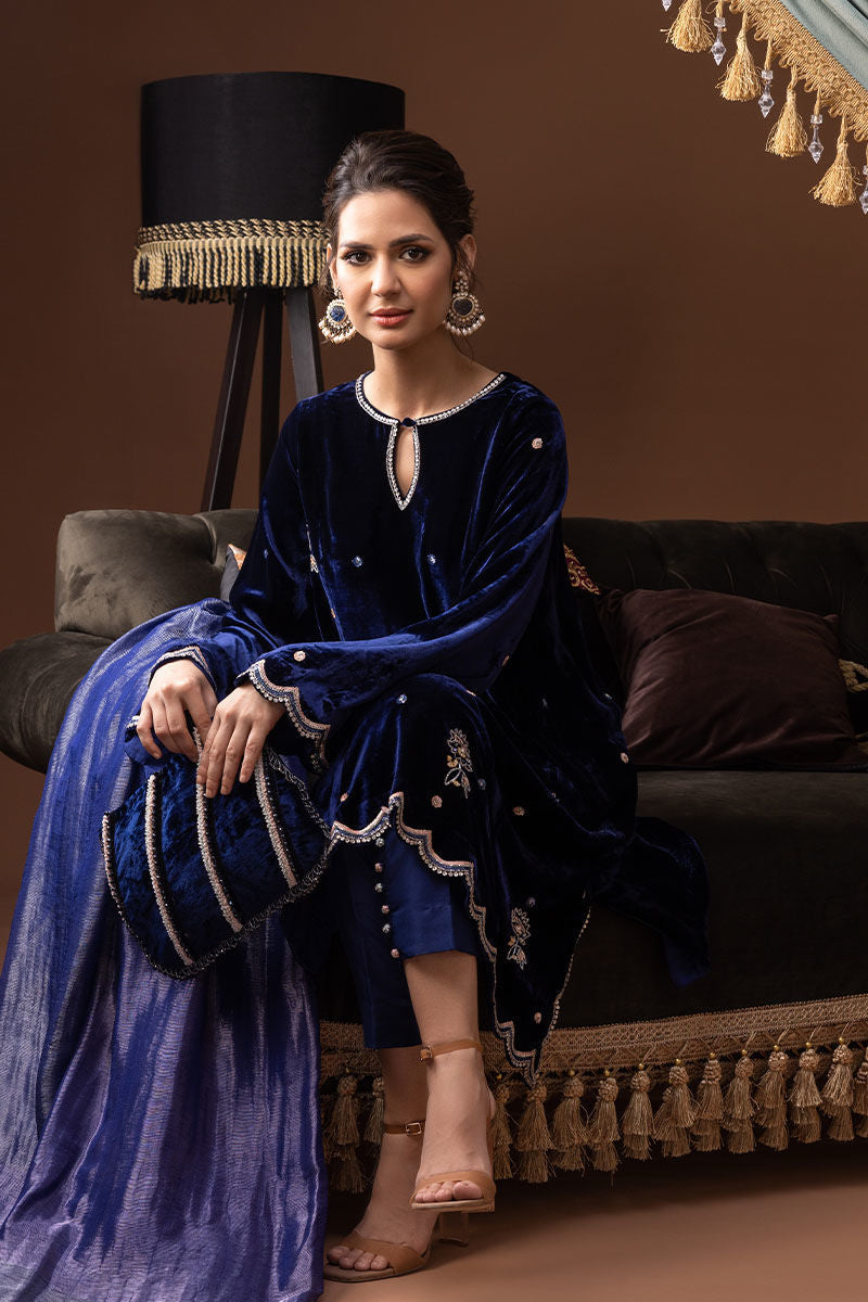 Ansab Jahangir | Bow Velvet Edit | ELEANOR - Official Ansab Jahangir stockist in UK - Sakeena London