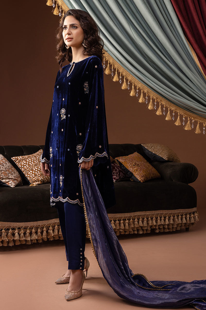 Ansab Jahangir | Bow Velvet Edit | ELEANOR - Official Ansab Jahangir stockist in UK - Sakeena London