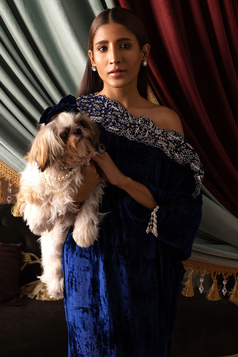 Ansab Jahangir | Bow Velvet Edit | AMALINE - Official Ansab Jahangir stockist in UK - Sakeena London