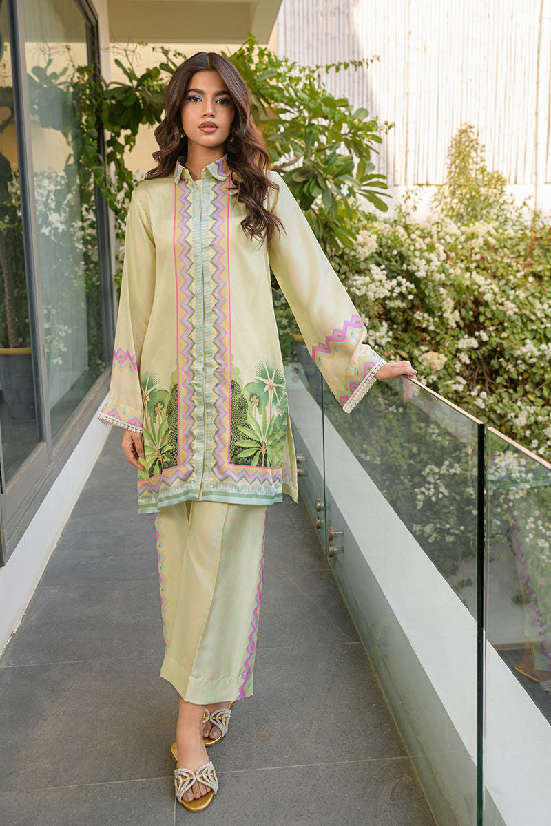 Fatima Khan | Eid Digital Silk Prints | Pastel Orchid - Official Fatima Khan stockist in UK - Sakeena London
