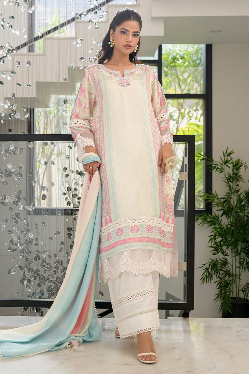Fatima Khan | Eid Digital Silk Prints | Sage Orchid - Official Fatima Khan stockist in UK - Sakeena London