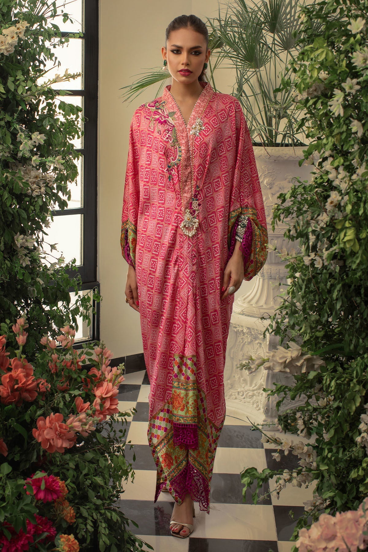 Annus Abrar | Luxe Silk Pret | SHAREEN - Official Annus Abrar stockist in UK - Sakeena London