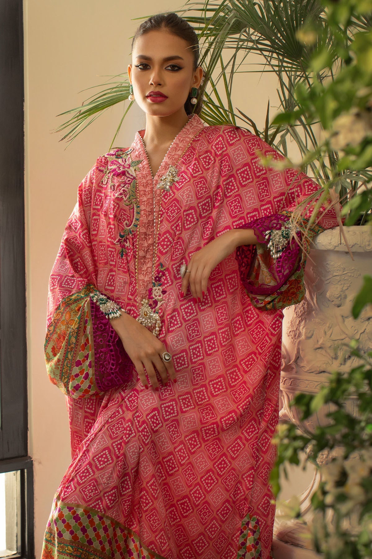Annus Abrar | Luxe Silk Pret | SHAREEN - Official Annus Abrar stockist in UK - Sakeena London