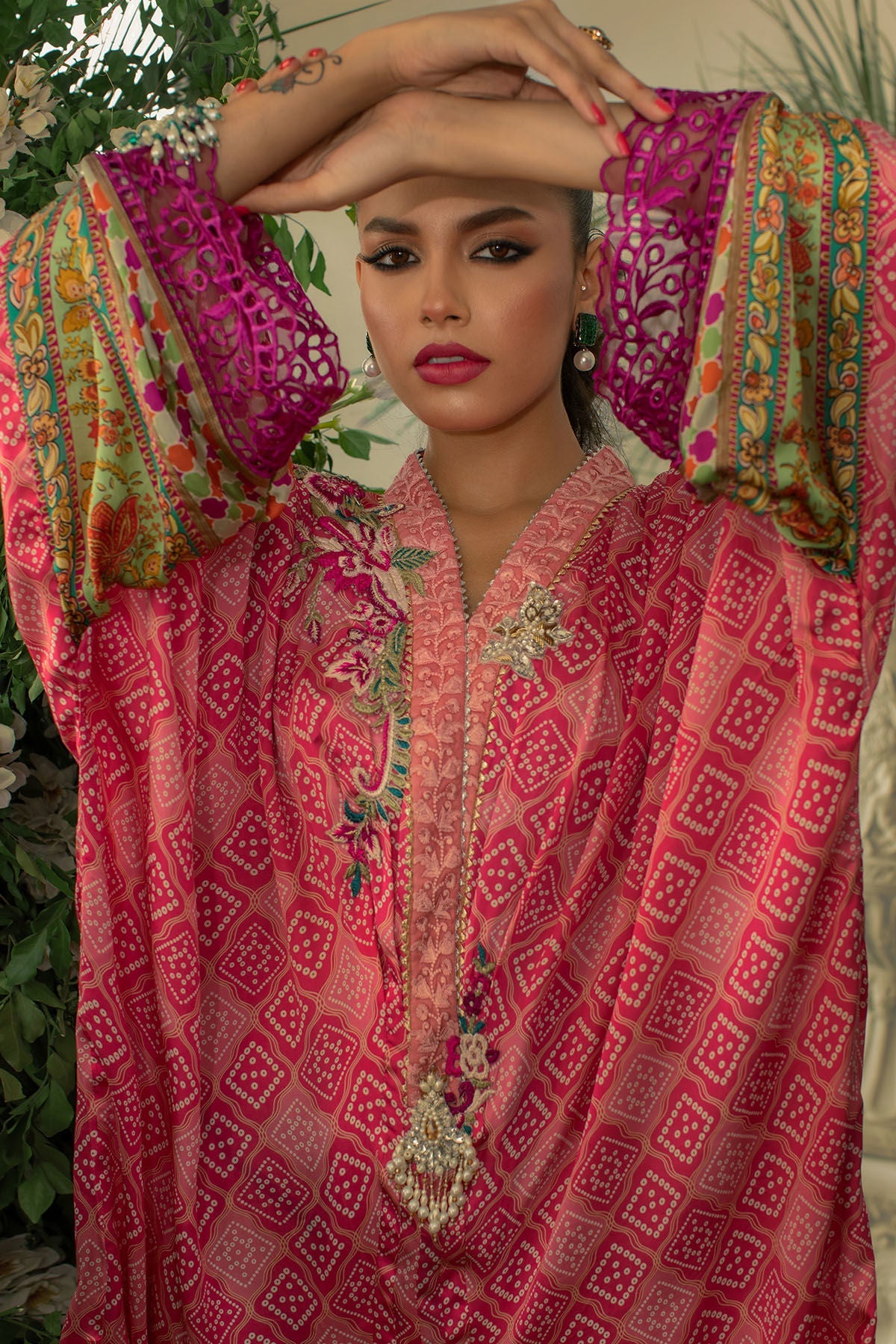 Annus Abrar | Luxe Silk Pret | SHAREEN - Official Annus Abrar stockist in UK - Sakeena London