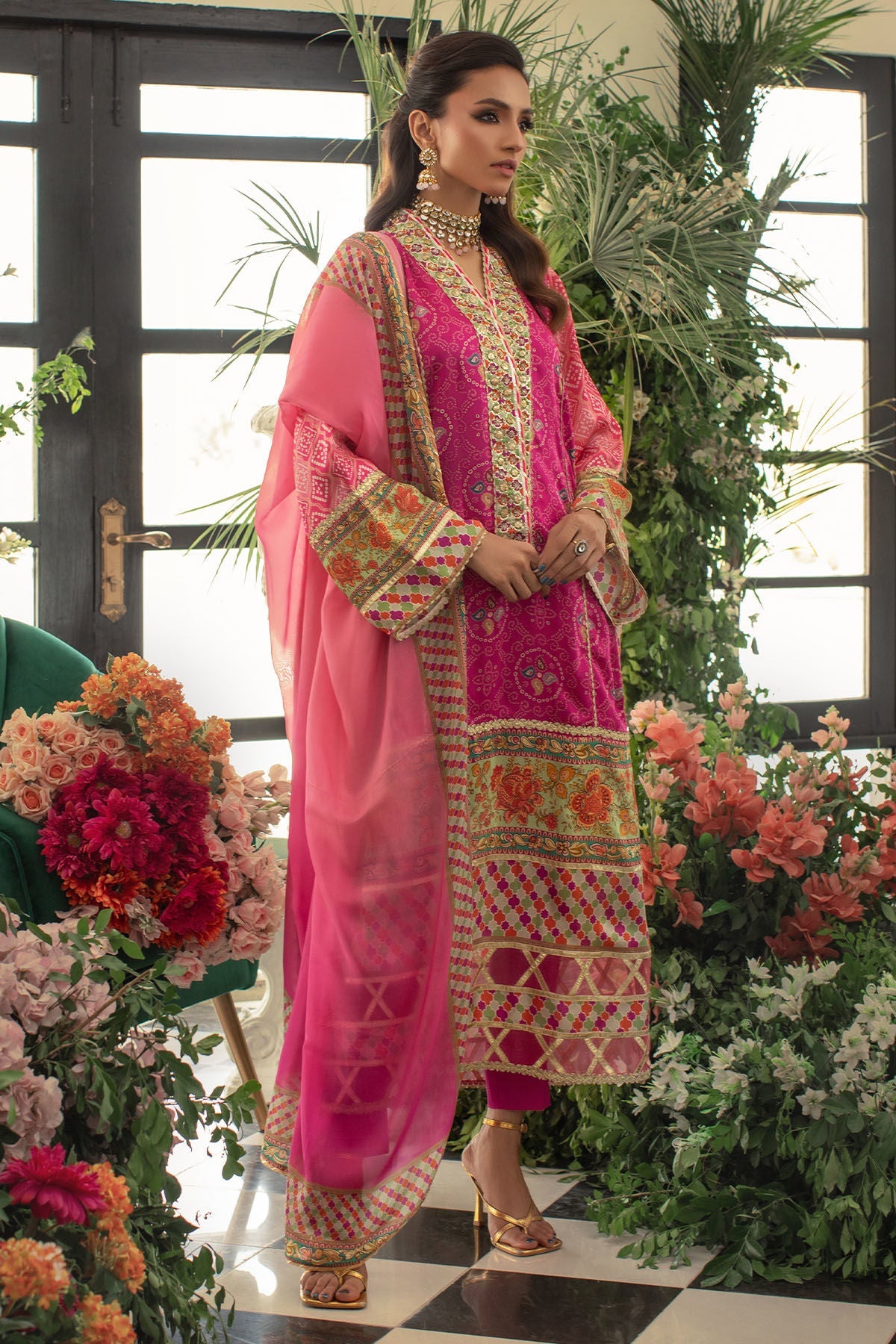 Annus Abrar | Luxe Silk Pret | MEHLA - Official Annus Abrar stockist in UK - Sakeena London