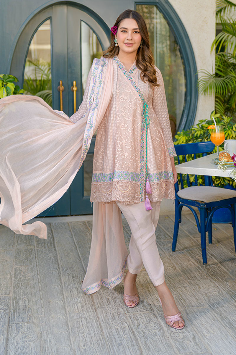 Fatima Khan | La Fleur Eid Edit | Peach Please - Official Fatima Khan stockist in UK - Sakeena London