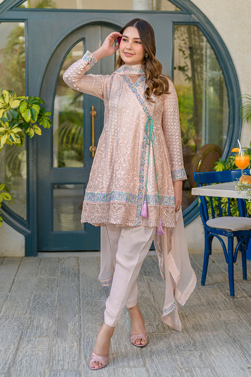 Fatima Khan | La Fleur Eid Edit | Peach Please - Official Fatima Khan stockist in UK - Sakeena London