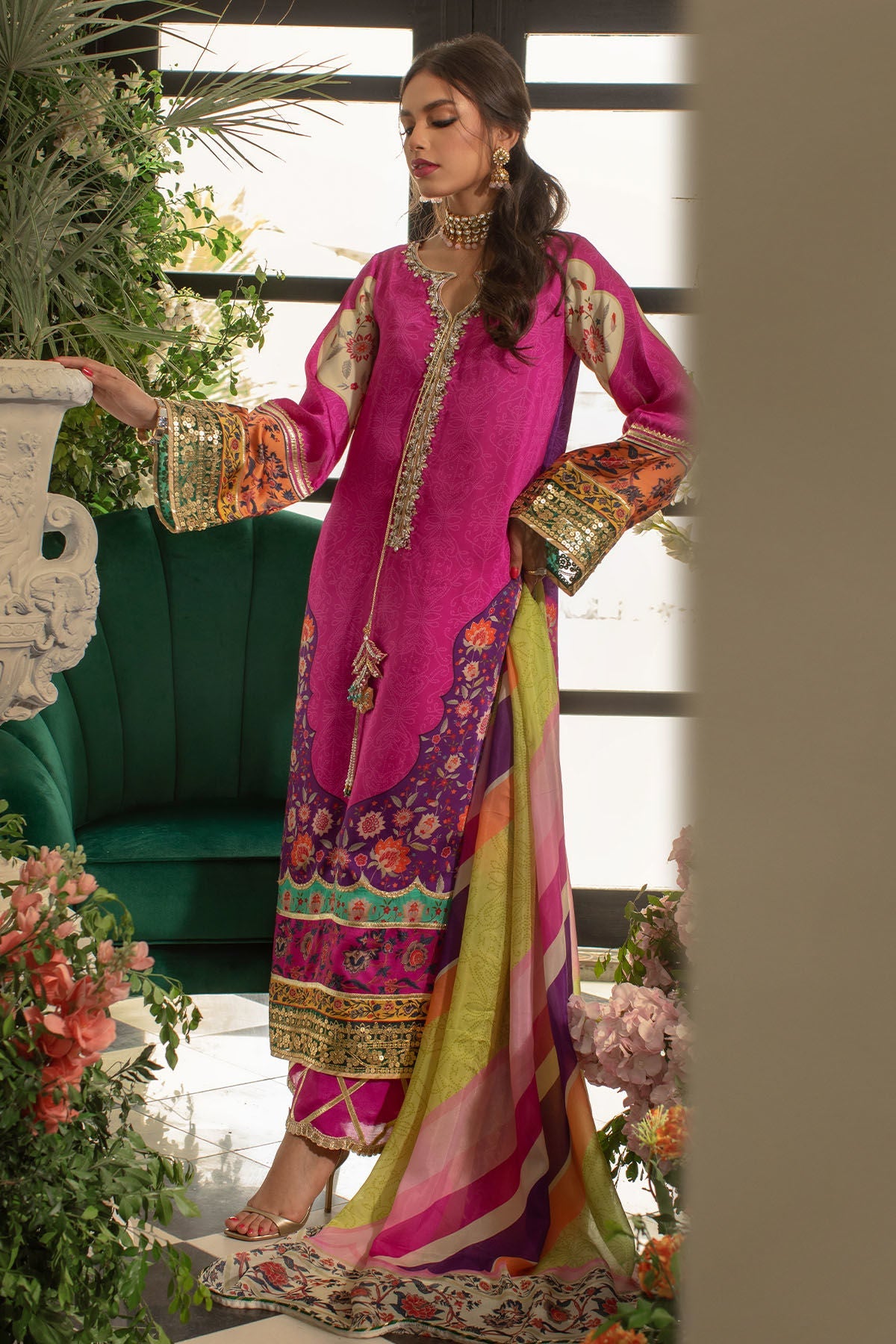 Annus Abrar | Luxe Silk Pret | RASHA - Official Annus Abrar stockist in UK - Sakeena London