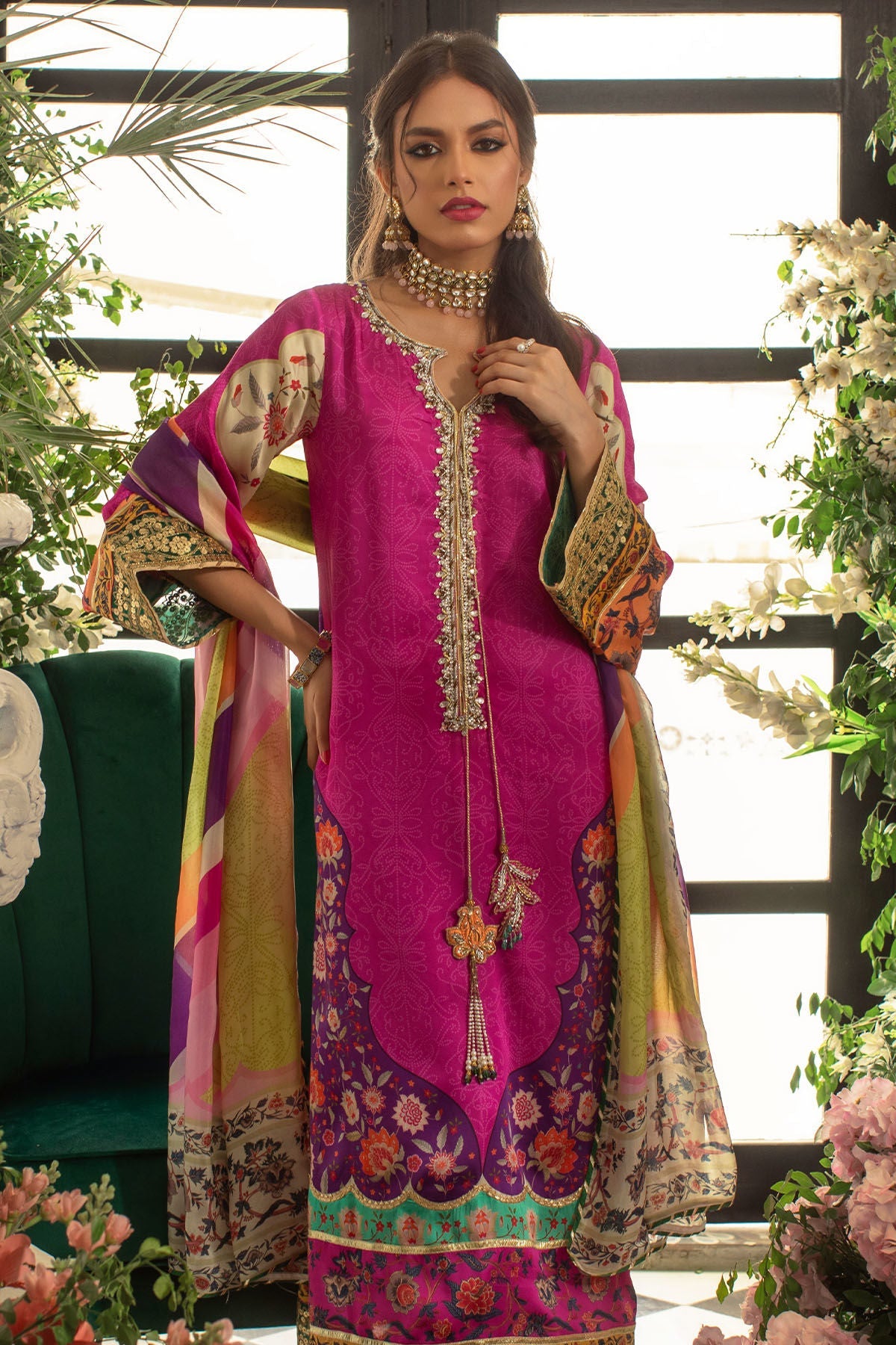 Annus Abrar | Luxe Silk Pret | RASHA - Official Annus Abrar stockist in UK - Sakeena London