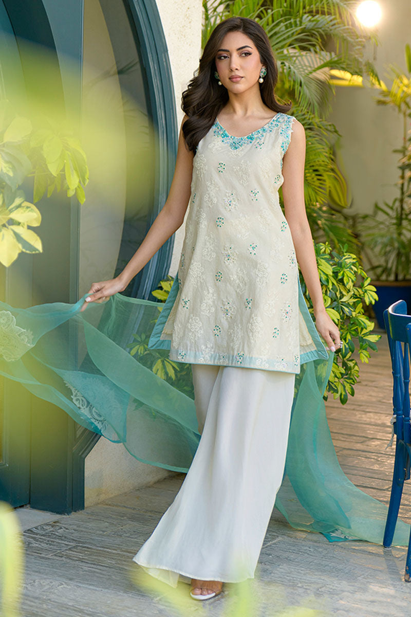 Fatima Khan | La Fleur Eid Edit | Minty Fresh - Official Fatima Khan stockist in UK - Sakeena London