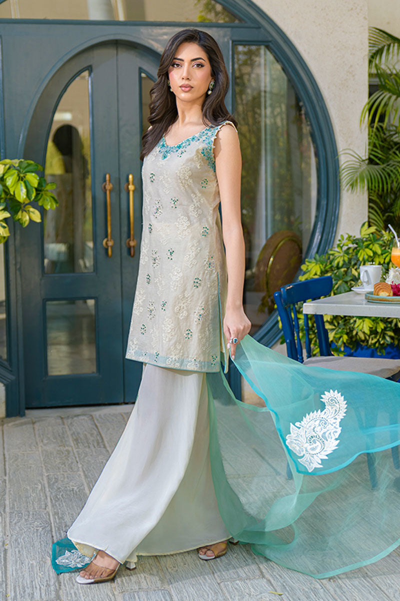 Fatima Khan | La Fleur Eid Edit | Minty Fresh - Official Fatima Khan stockist in UK - Sakeena London