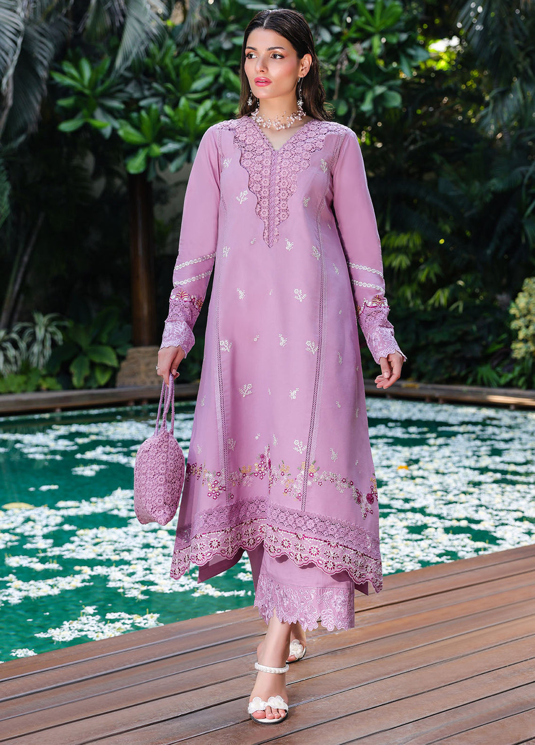 Sahane | Lovent Embroidered Pret 25 | ME23002 Helena - Official Sahane stockist in UK - Sakeena London