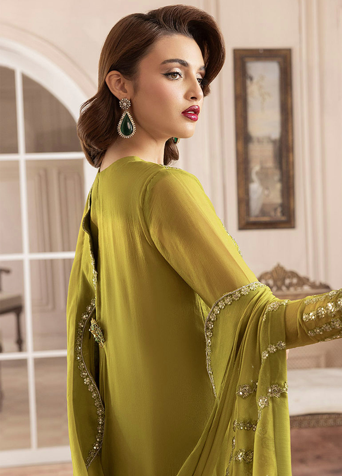 Sahane | Elyssa Festive Chiffon | CT-19001 Eve - ELYSSA - Official Sahane stockist in UK - Sakeena London