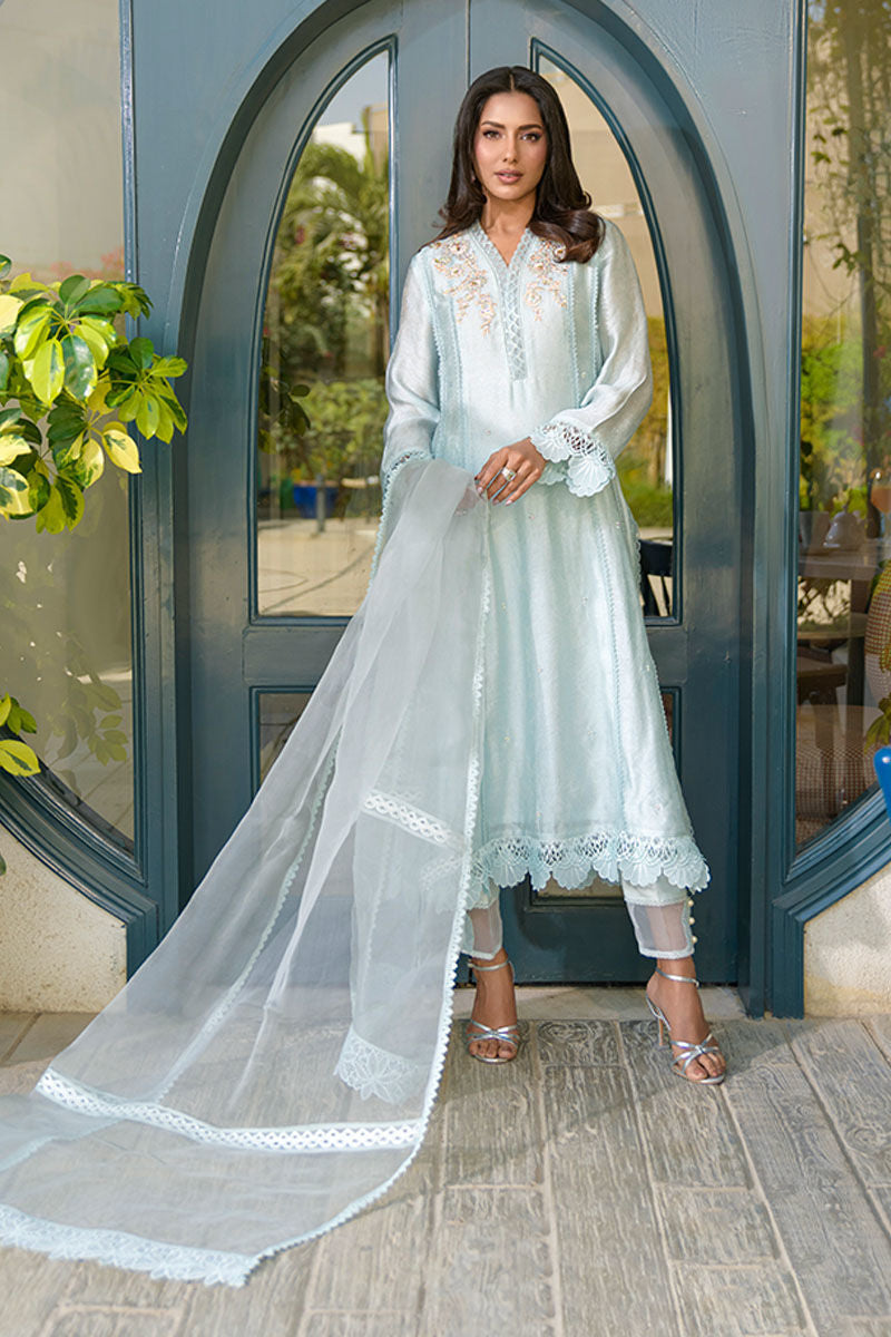 Fatima Khan | La Fleur Eid Edit | Serene Skies - Official Fatima Khan stockist in UK - Sakeena London
