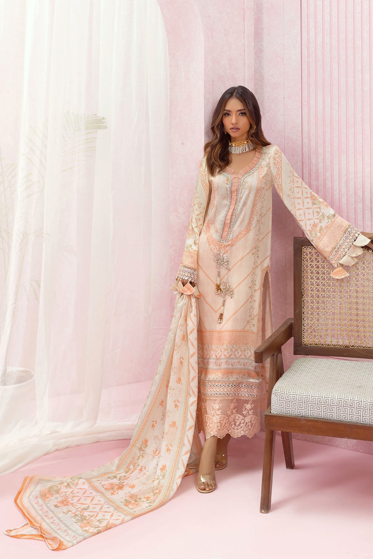 Annus Abrar | Luxe Silk Pret | ELYNA - Official Annus Abrar stockist in UK - Sakeena London