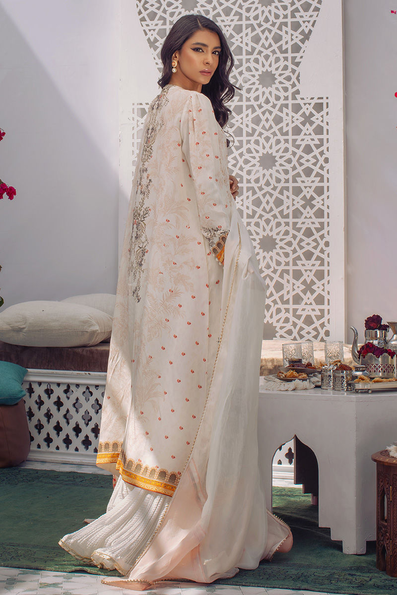 Ansab Jahangir | Luxury Silk Pret | BOTANICAL BLISS - Official Ansab Jahangir stockist in UK - Sakeena London