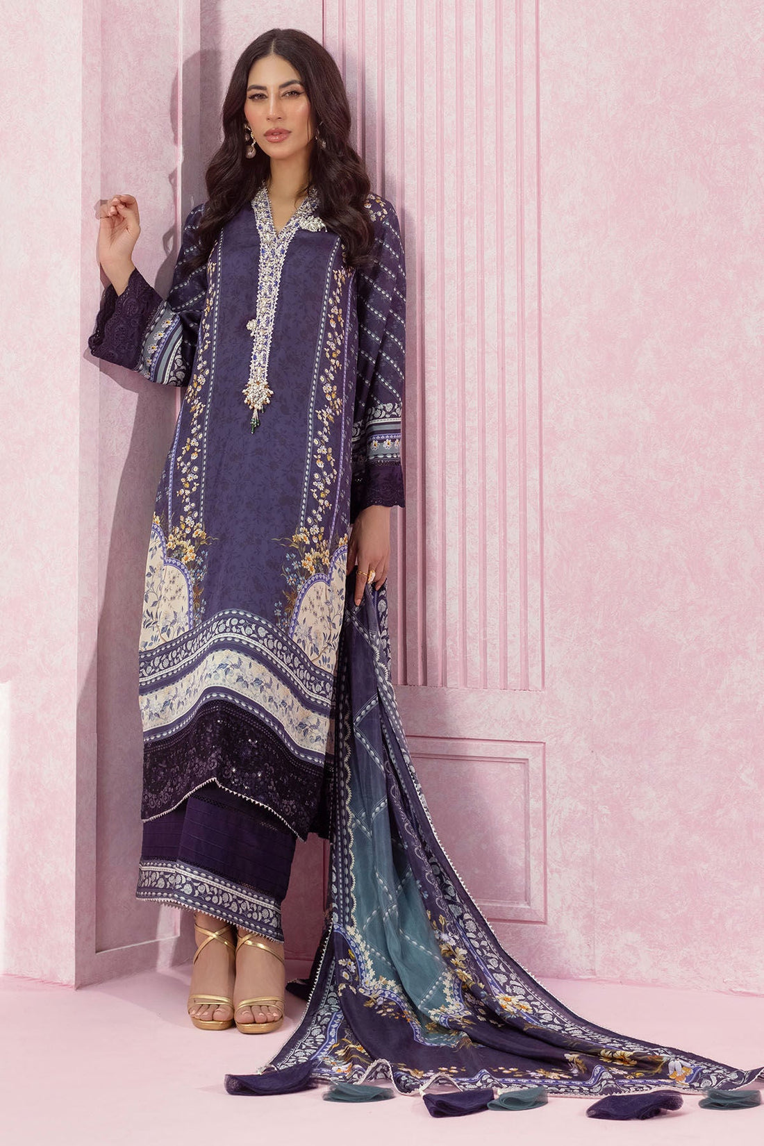 Annus Abrar | Luxe Silk Pret | ZOEY - Official Annus Abrar stockist in UK - Sakeena London