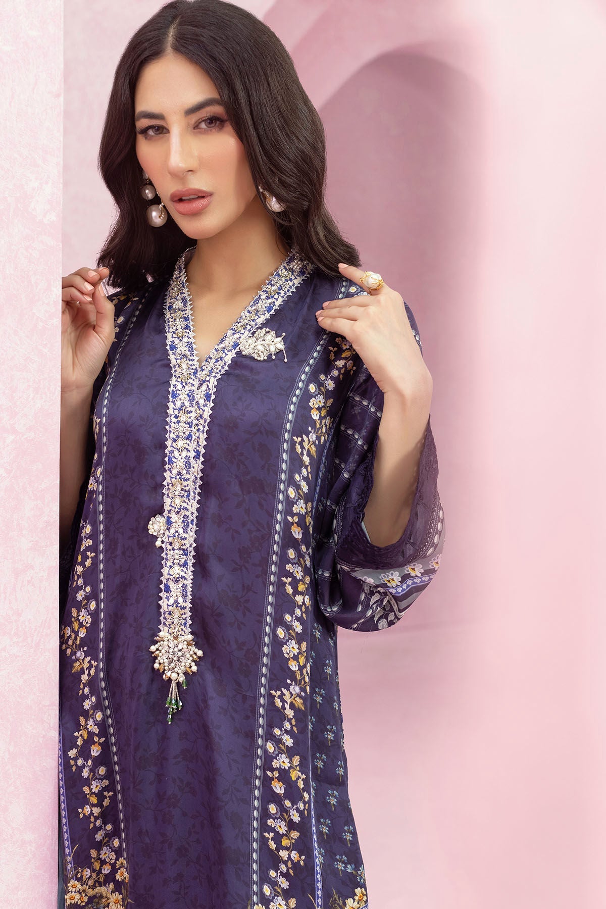 Annus Abrar | Luxe Silk Pret | ZOEY - Official Annus Abrar stockist in UK - Sakeena London