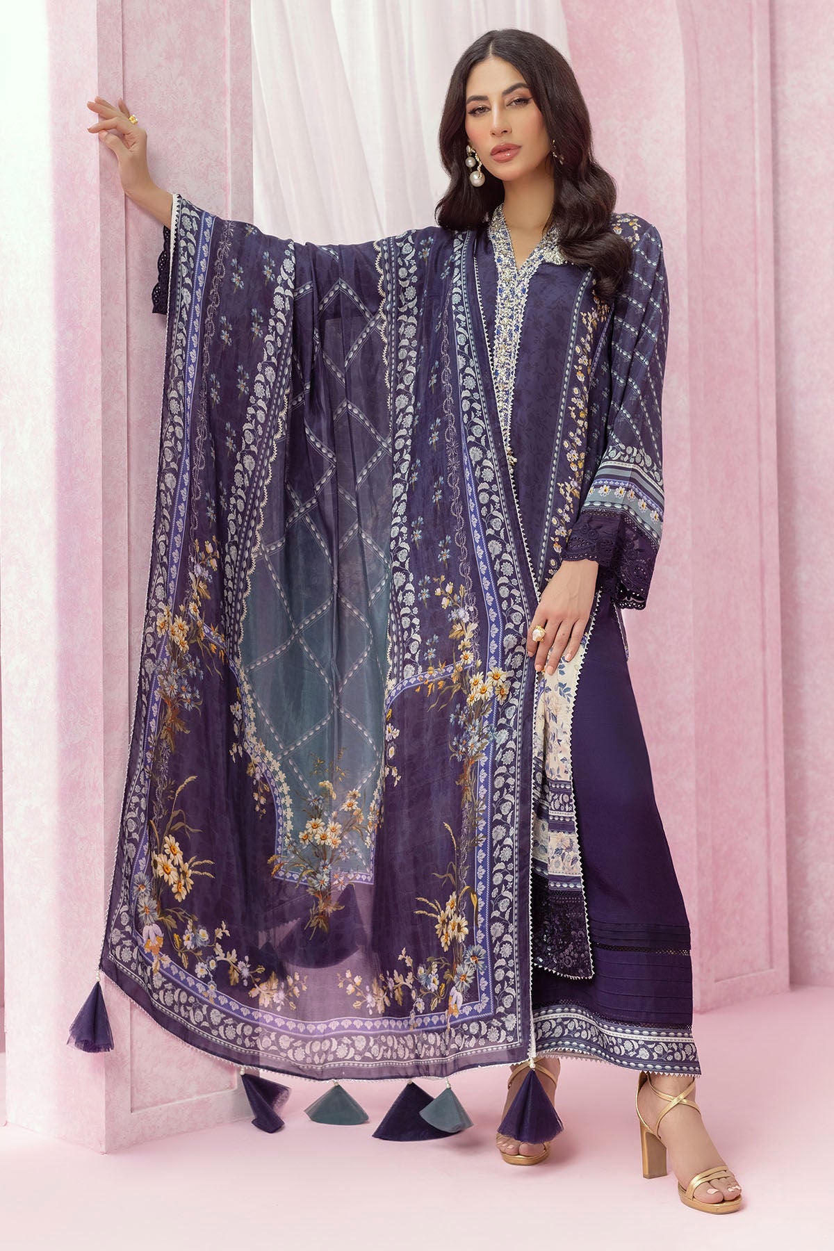 Annus Abrar | Luxe Silk Pret | ZOEY - Official Annus Abrar stockist in UK - Sakeena London