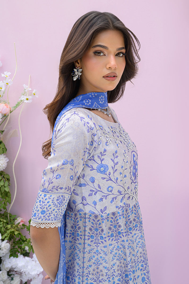Fatima Khan | Prints and Petals | Azure Blue - Official Fatima Khan stockist in UK - Sakeena London