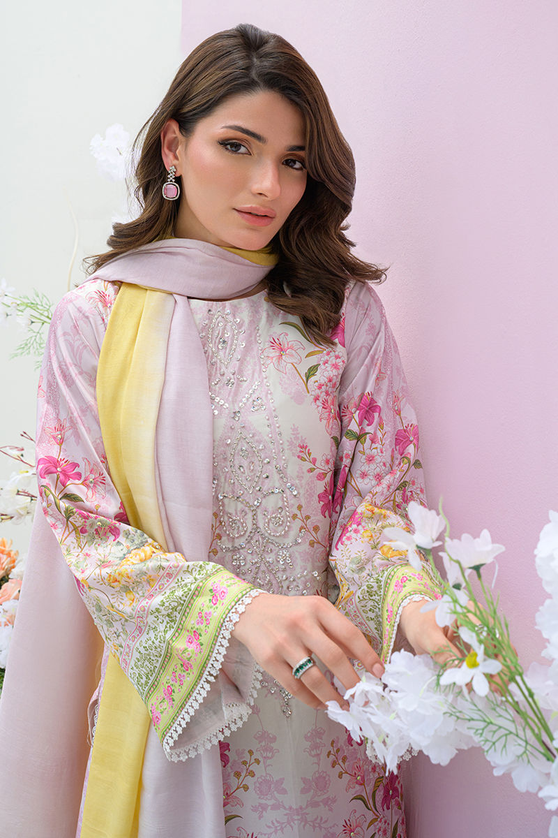 Fatima Khan | Eid Digital Silk Prints | Rose Reverie - Official Fatima Khan stockist in UK - Sakeena London