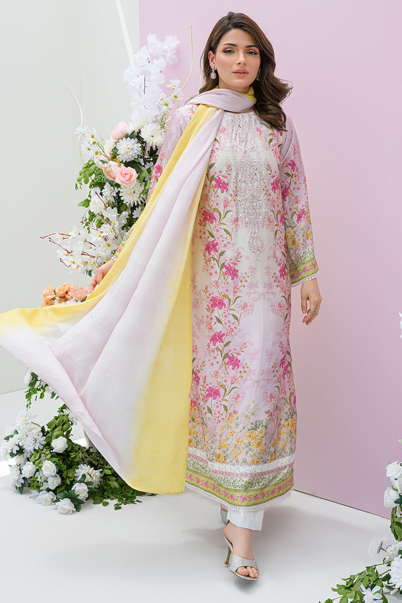 Fatima Khan | Eid Digital Silk Prints | Rose Reverie - Official Fatima Khan stockist in UK - Sakeena London