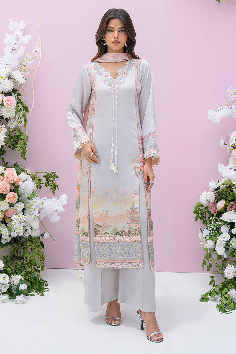 Fatima Khan | Eid Digital Silk Prints | Oriental Haze - Official Fatima Khan stockist in UK - Sakeena London