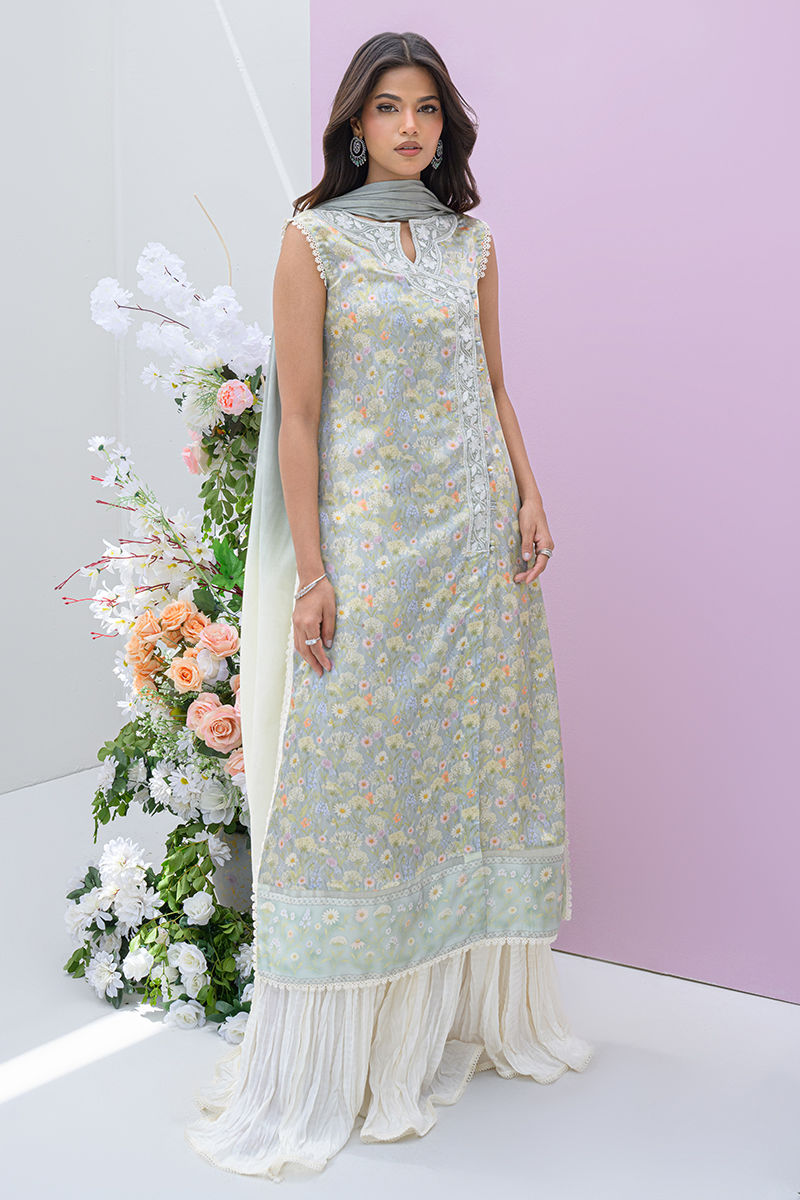Fatima Khan | Eid Digital Silk Prints | Dandelions - Official Fatima Khan stockist in UK - Sakeena London