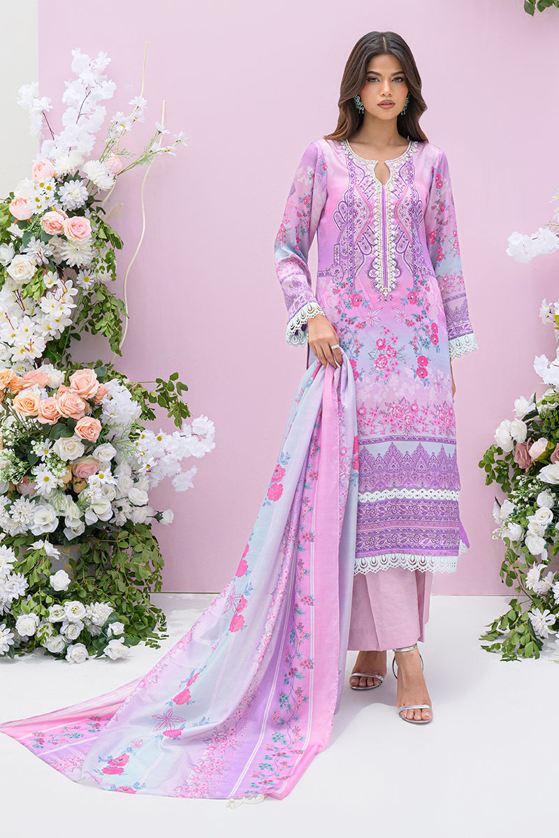 Fatima Khan | Eid Digital Silk Prints | Gardenia - Official Fatima Khan stockist in UK - Sakeena London