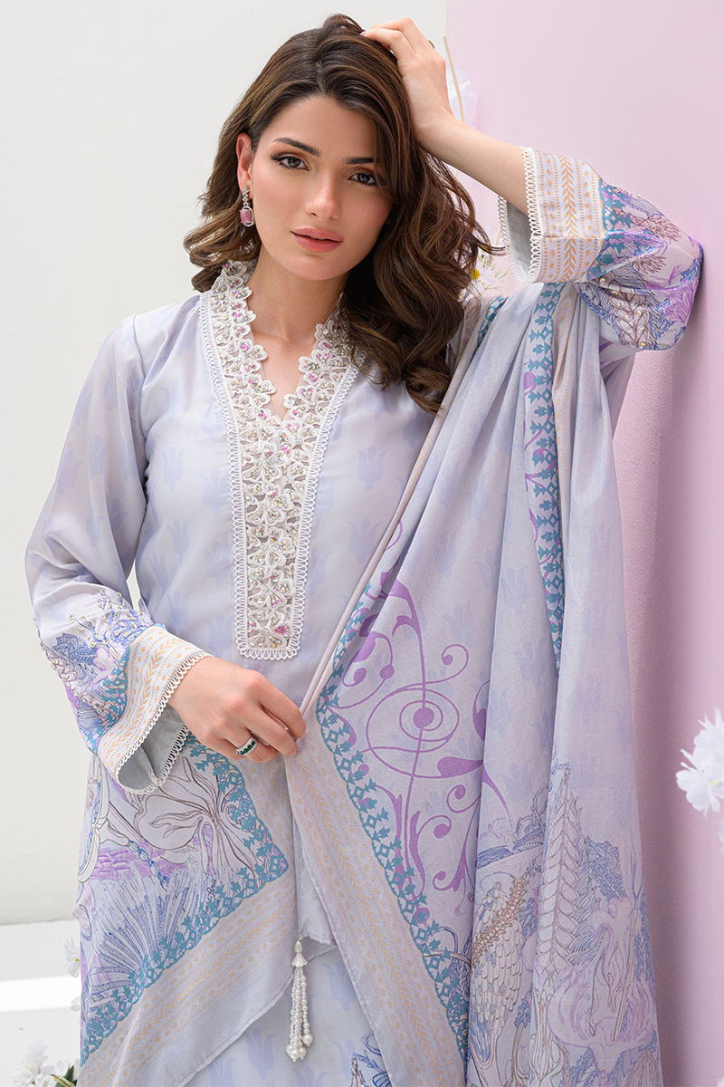 Fatima Khan | Eid Digital Silk Prints | Dawn - Official Fatima Khan stockist in UK - Sakeena London