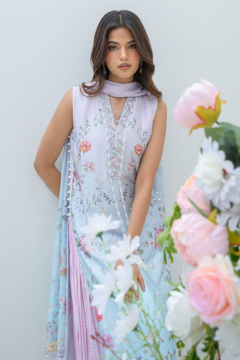 Fatima Khan | Eid Digital Silk Prints | Skye - Official Fatima Khan stockist in UK - Sakeena London