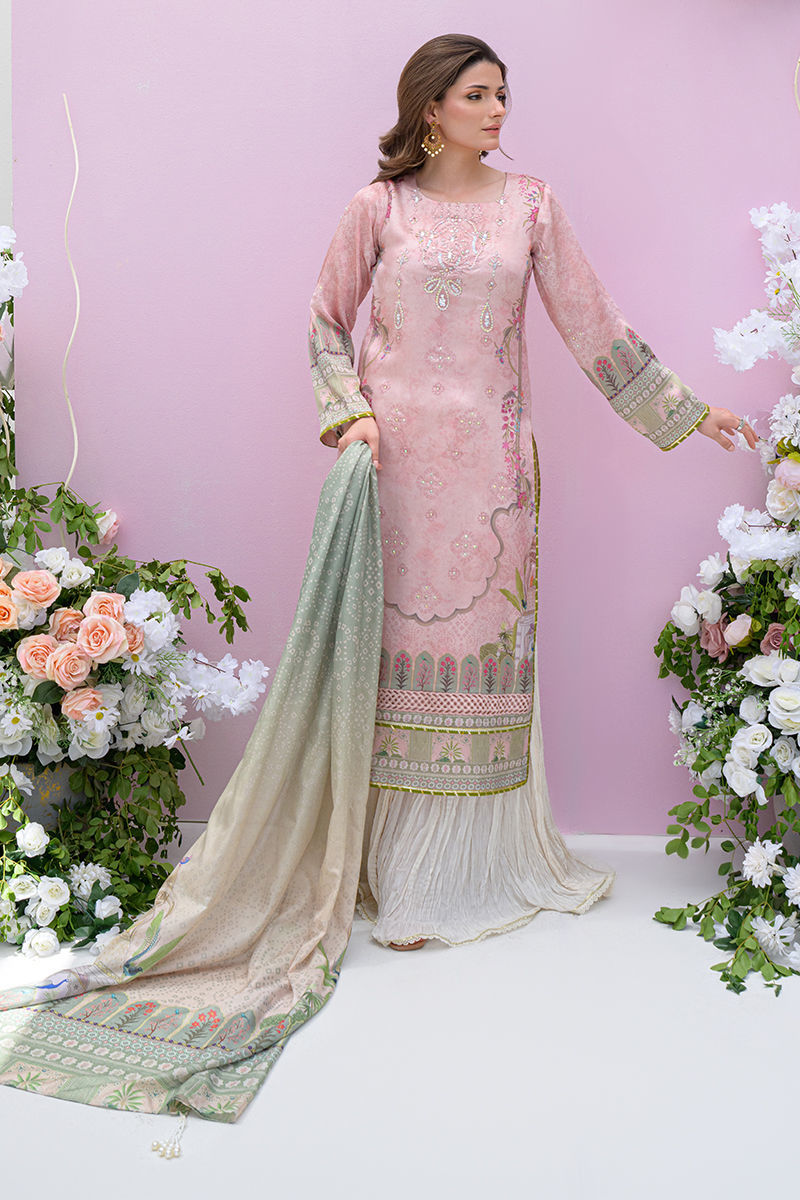 Fatima Khan | Eid Digital Silk Prints | Petaluxe - Official Fatima Khan stockist in UK - Sakeena London