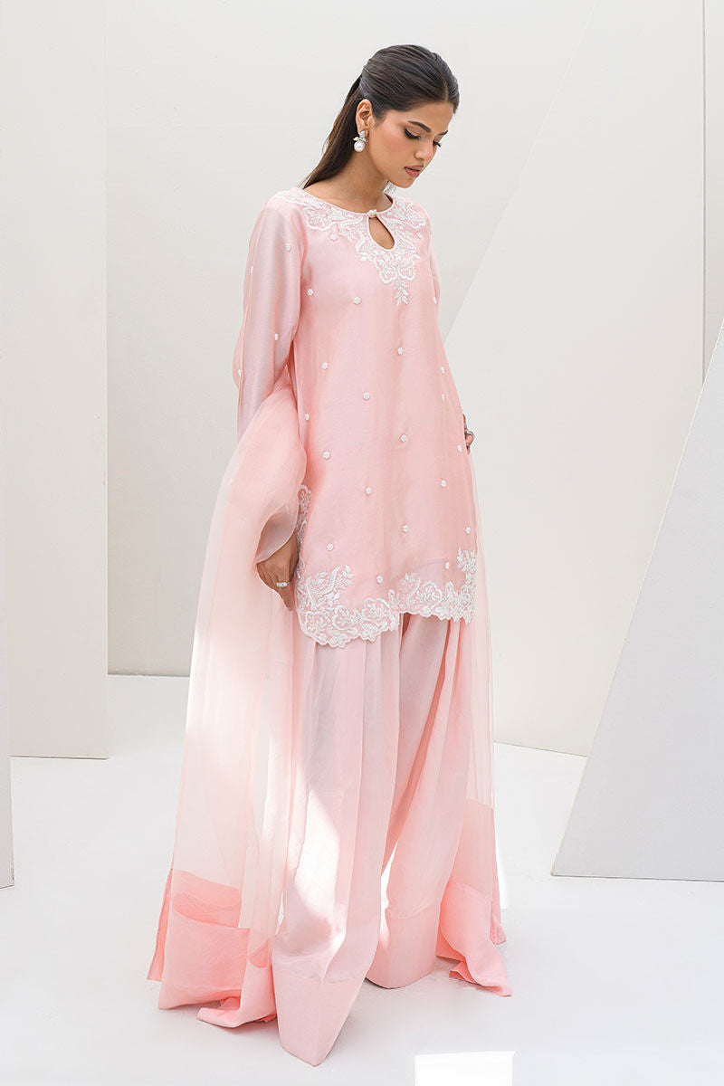 Fatima Khan | Serene Eid Luxe Pret | Rosie - Official Fatima Khan stockist in UK - Sakeena London