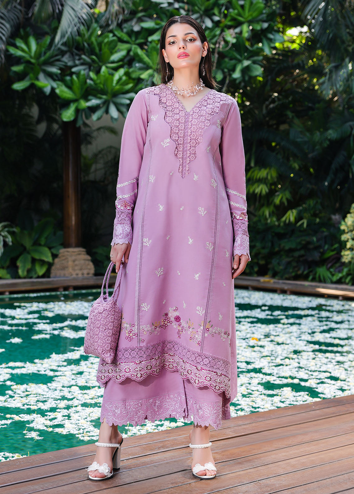 Sahane | Lovent Embroidered Pret 25 | ME23002 Helena - Official Sahane stockist in UK - Sakeena London