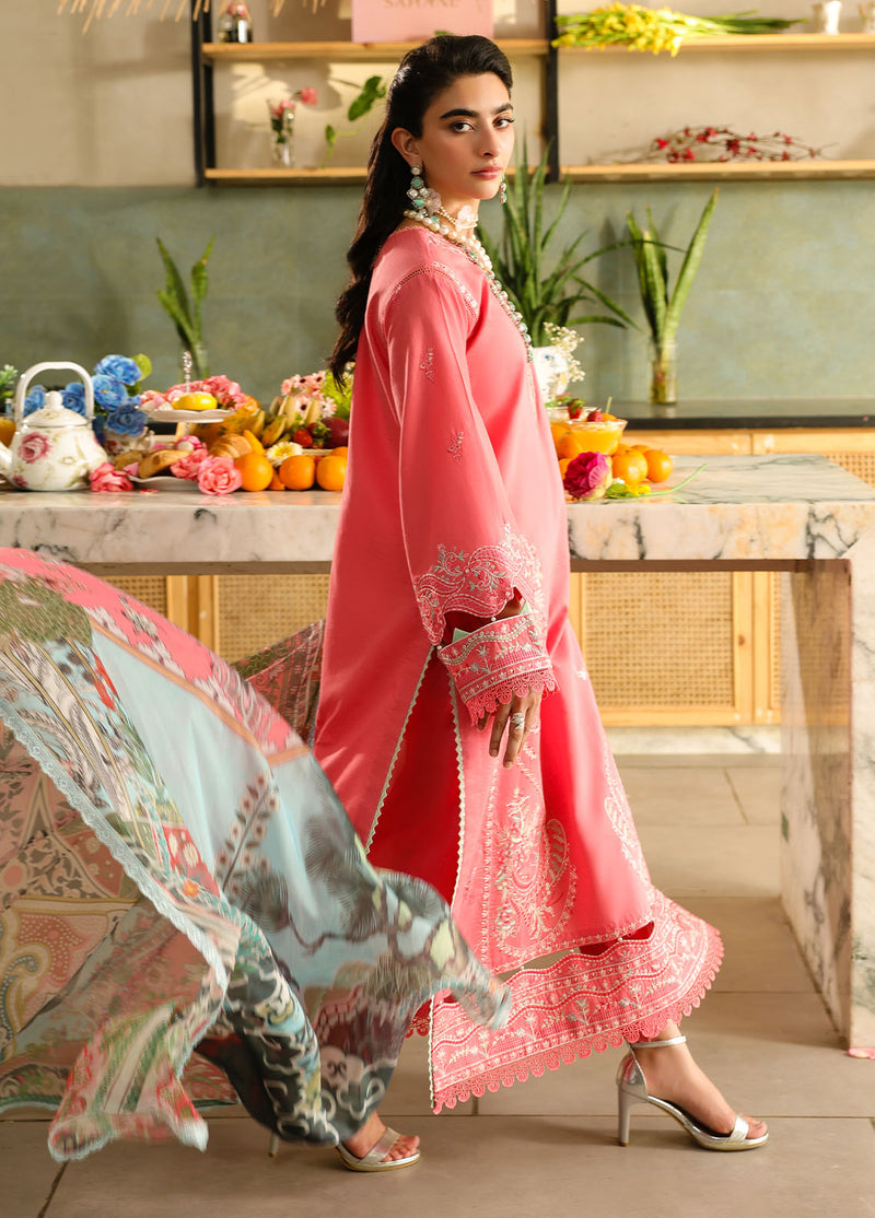 Sahane | In Laws in Lawn Eid Edit | CT-21006 Rosetta - Official Sahane stockist in UK - Sakeena London