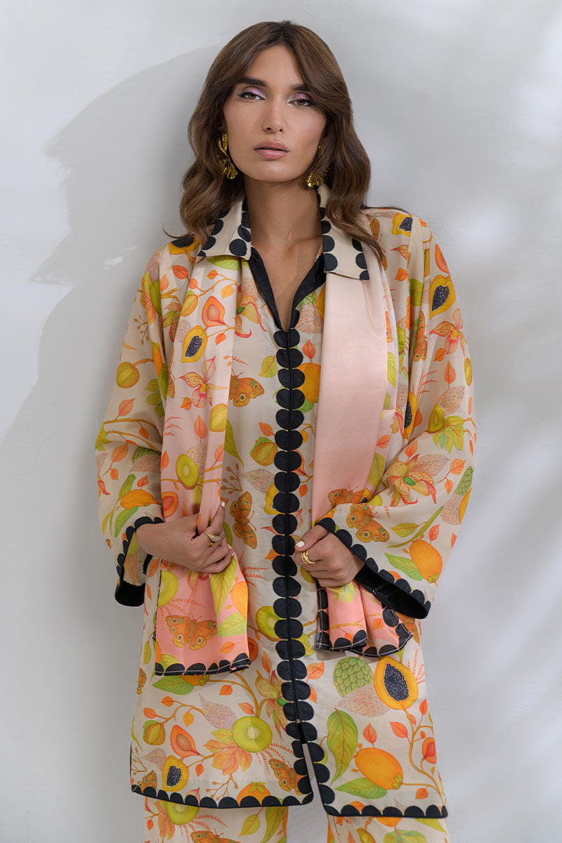 Fatima Khan | FK Prints | Breezy Papaya - Official Fatima Khan stockist in UK - Sakeena London