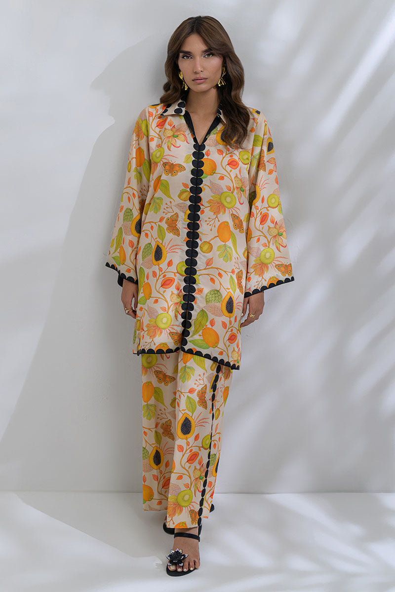 Fatima Khan | FK Prints | Breezy Papaya - Official Fatima Khan stockist in UK - Sakeena London