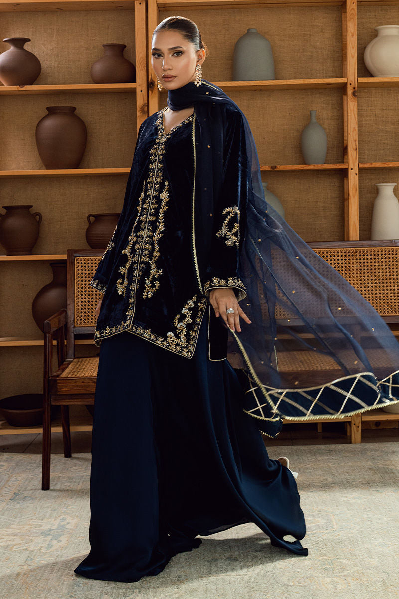 Fatima Khan | Warm Whisper Velvet 25 | Sapphire Legacy - Official Fatima Khan stockist in UK - Sakeena London