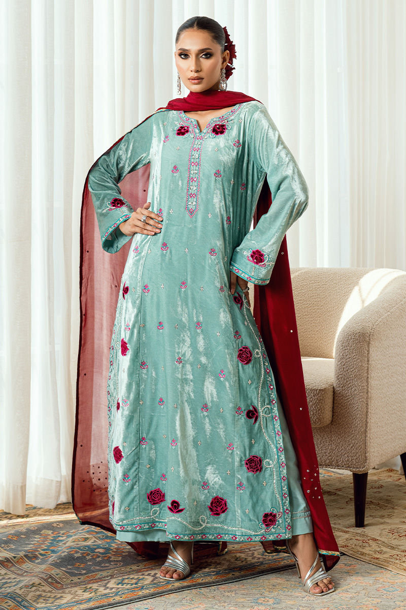Fatima Khan | Warm Whisper Velvet 25 | Twilight Rose - Official Fatima Khan stockist in UK - Sakeena London