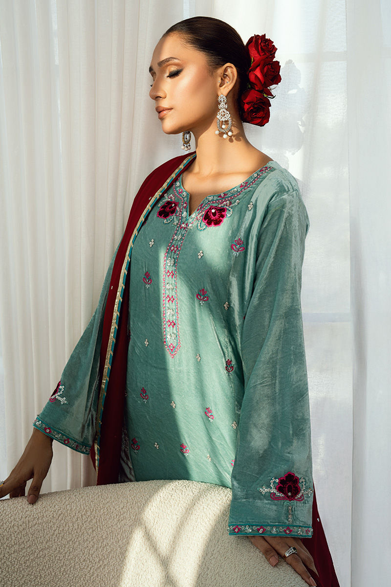 Fatima Khan | Warm Whisper Velvet 25 | Twilight Rose - Official Fatima Khan stockist in UK - Sakeena London
