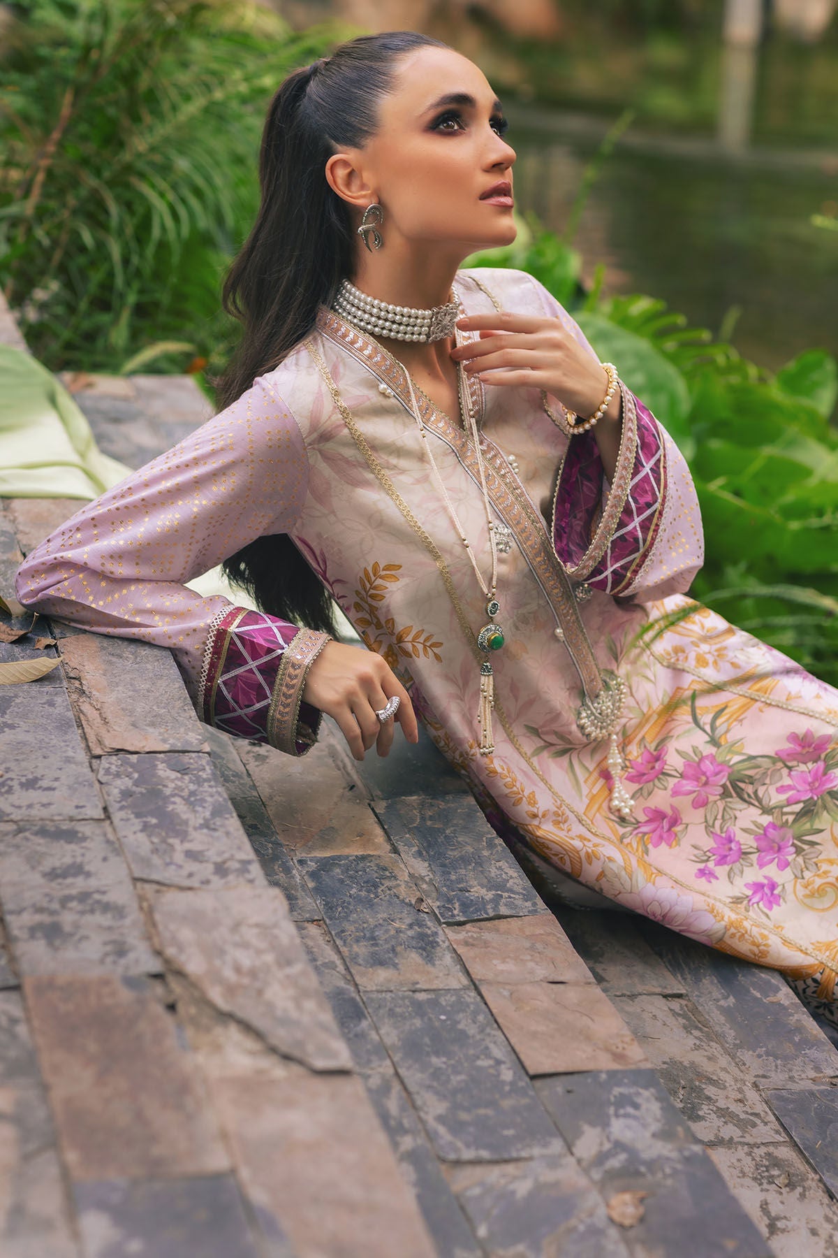 Annus Abrar | Luxe Silk Pret | MAIA - Official Annus Abrar stockist in UK - Sakeena London
