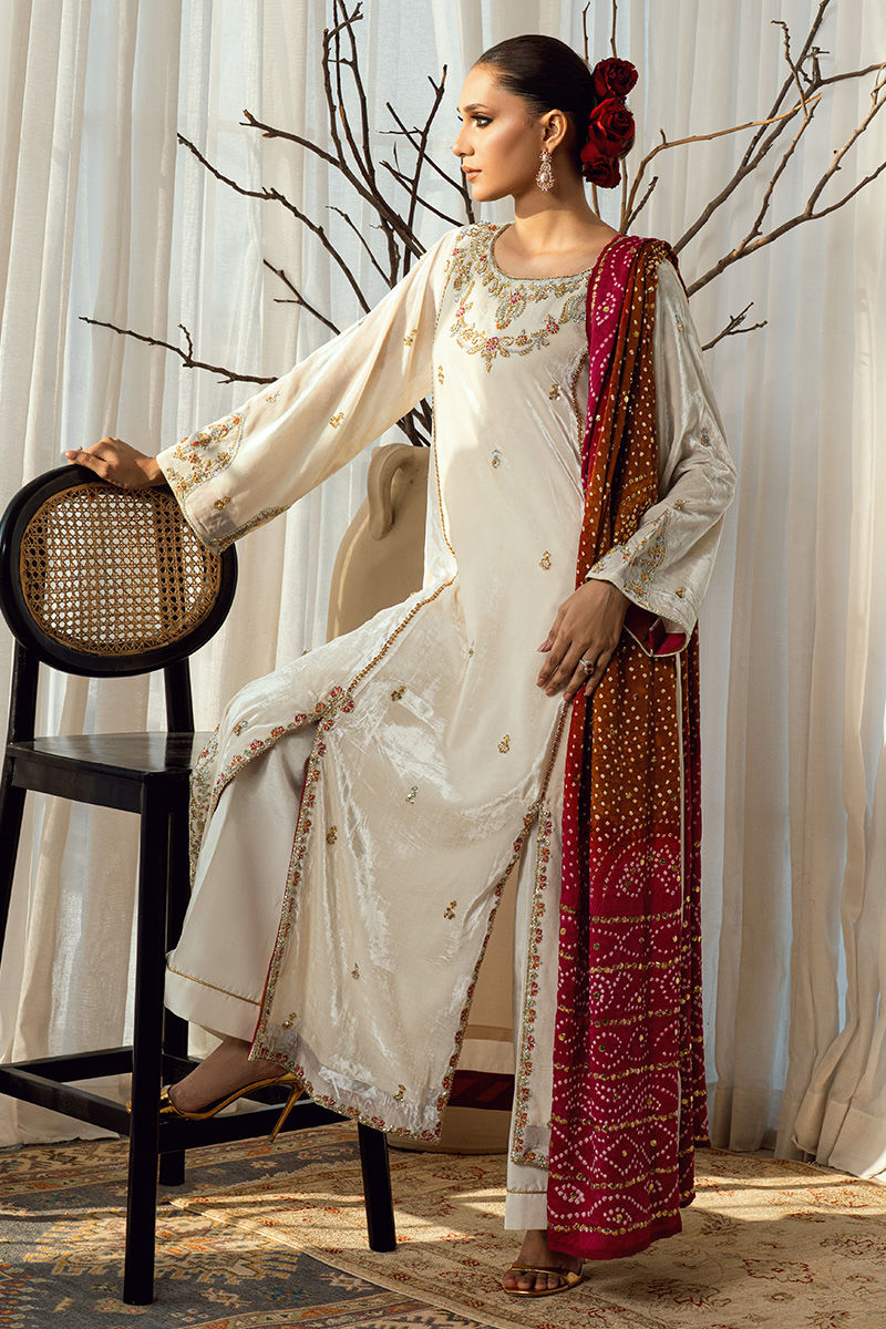 Fatima Khan | Warm Whisper Velvet 25 | Golden Grace - Official Fatima Khan stockist in UK - Sakeena London