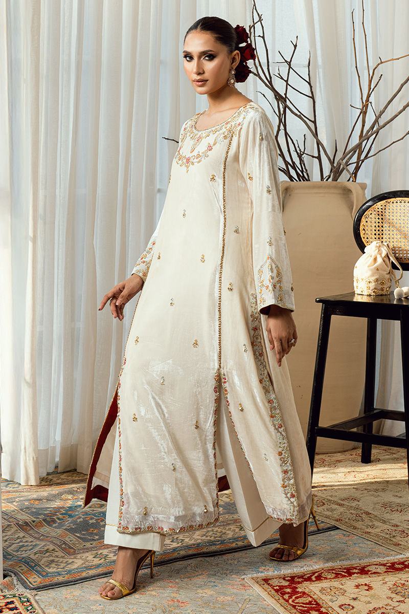 Fatima Khan | Warm Whisper Velvet 25 | Golden Grace - Official Fatima Khan stockist in UK - Sakeena London